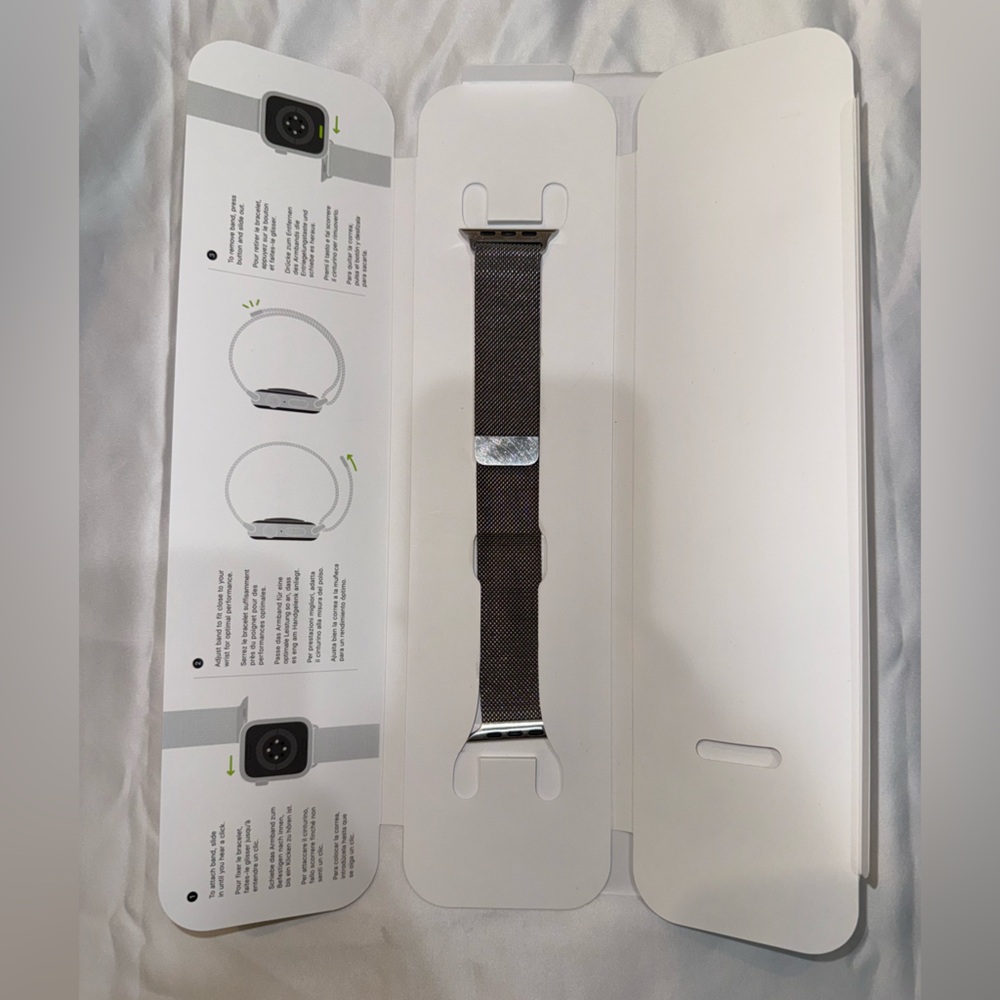 Apple Watch 44mm Stainless Steel Wearable Band